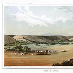 Cheyenne River, USA, 1856. Artist: John Mix Stanley