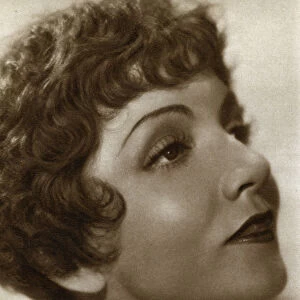 Claudette Colbert, French-American actress, 1933