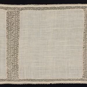Cloth with Winged and Two-Tailed Animals, 17th-18th century. Creator: Unknown