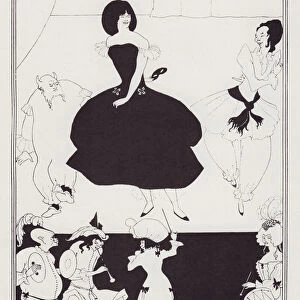 Comedy-Ballet of Marionettes, III, 1894. Creator: Aubrey Beardsley