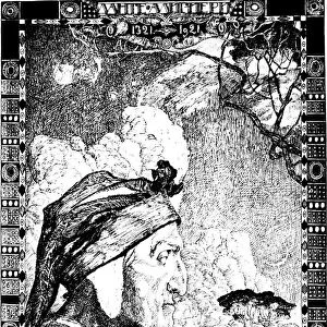 Dante Alighieri, medieval Italian poet, 1921. Artist: Aleksandr Golovin