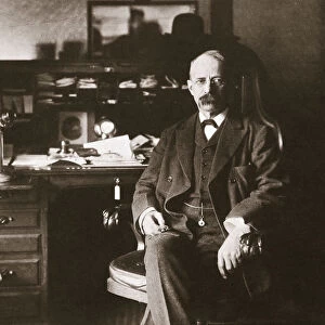 EH Harriman, American railway executive, 1901