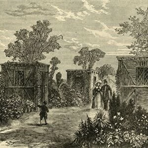 Entrance to the Zoological Gardens in 1840, (c1876). Creator: Unknown