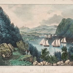Up the Hudson, c. 1857-72. Creator: James Merritt Ives (American, 1824-1895)