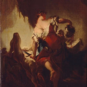 Judith with the Head of Holofernes. Artist: Maulbertsch, Franz Anton (1724-1796)