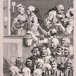 The laughing audience, 1733. Artist: William Hogarth