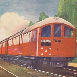 Londons New Streamlined Underground Train, Northern Line, 1940