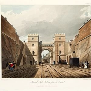 Moorish Arch, looking from the Tunnel, 1831. Artist: Thomas Talbot Bury