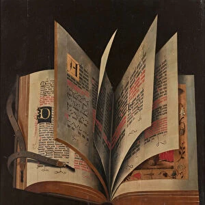 An open book, Mid of 16th cen Creator: Anonymous