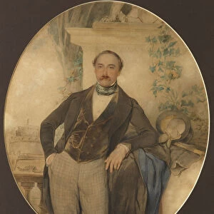 Portrait of Count Sergei Fyodorovich Golitsyn (1812-1849), 1847