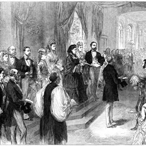 Queen Victoria (1819-1901) opening St Thomas Hospital, London, 1871