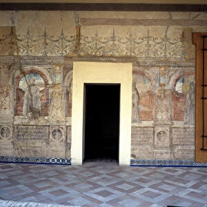 Sevilla Casa De Pilatos Pinturas Murales En LA Galeria Alta