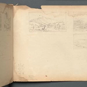 Sketchbook, page 40: Maine Landscape, 1859. Creator: Sanford Robinson Gifford (American