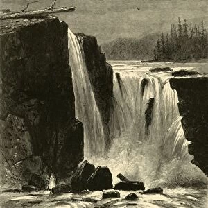 Southern Side of Willamette Falls, 1872. Creator: Albert Bobbett