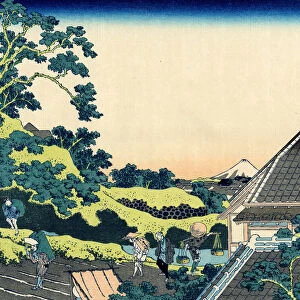 Sundai in Edo (from a Series 36 Views of Mount Fuji), 1830-1833. Artist: Hokusai