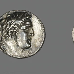 Tetradrachm (Coin) Depicting Head of Herakles, 74-73 BCE. Creator: Unknown