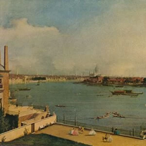 The Thames from Richmond House, 1746. Artist: Canaletto