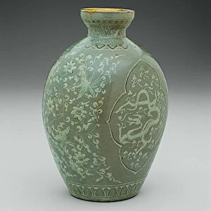 Vase with Dragon and Phoenix, Korea, Goryeo dynasty (918-1392)