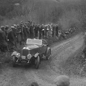 Vauxhall 30 / 98 of E Long competing in the MCC Lands End Trial, 1935. Artist: Bill Brunell