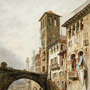 Verona, between 1836 and 1837. Creator: George Baxter