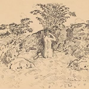 The Wild Cherry Tree, 1918. Creator: Frederick Childe Hassam