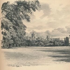 Windsor Castle From the Home Park, 1902. Artist: Thomas Robert Way
