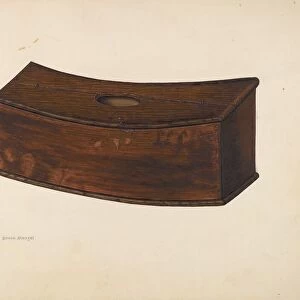 Wooden Cutlery Box, c. 1942. Creator: Erwin Stenzel