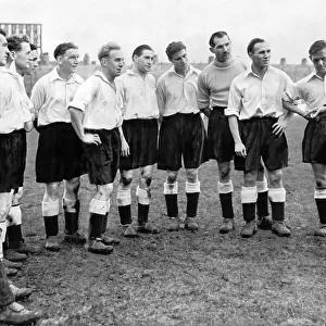 England players training 1951
