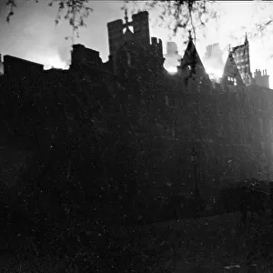 London in the Blitz Temple Church air raid 8