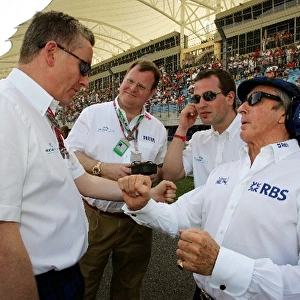 Formula One World Championship: Sir Fred Goodwin Royal Bank of Scotland CEO; Mark Fisher, CEO RBS Manufacturing and Group Board Member, Peter Phillips