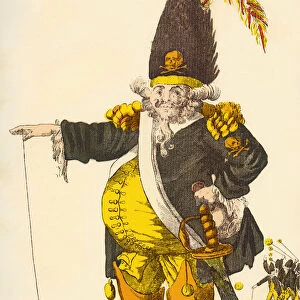 Caricature Of Andre Boniface Louis Riqueti, Vicomte De Mirabeau, 1754 A