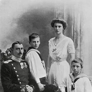 The Danish Royal Family From The Book The Year 1912 Illustrated Published London 1913