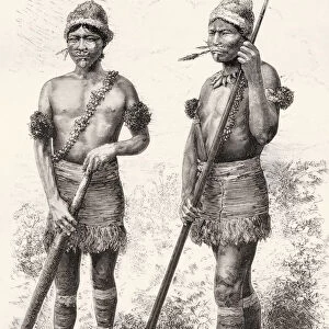 South American Carijona Indians In The 19th Century. From Am