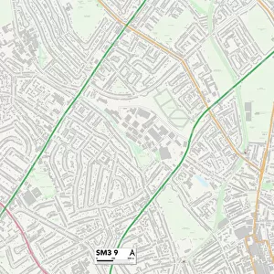 Sutton SM3 9 Map