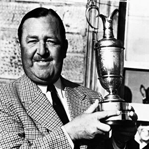 Bobby Locke South African golfer who won Open Championship in 1952