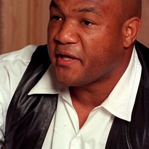 George Foreman former heavyweight Boxing champion October 1989