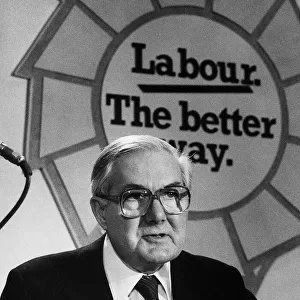 James Callaghan Labour leader and Prime Minister during General Election campaign April
