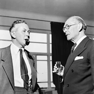 Labour Party Conference 1953: Noel Baker and Harold Wilson. September 1953 D5828-010