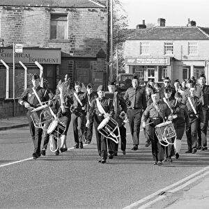 On parade... Boys Brigade companies from the Pennine Division of the Yorkshire