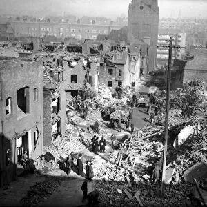 WW2 Air Raid Damage Bomb damage at Liverpool
