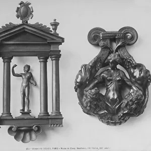 Two Italian made knockers preserved in the Cluny Museum, Paris