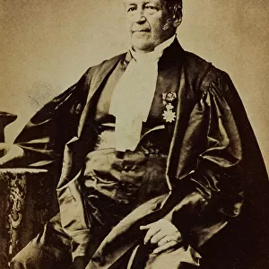 Portrait of Louis Joseph Ernest Picard, French politician; carte de visite